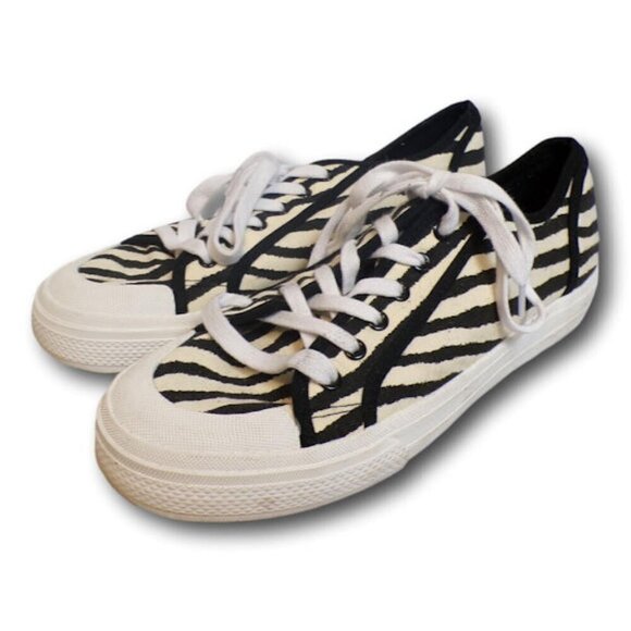 Womens H&M Zebra Print Sneakers Size: 9 - Picture 1 of 4